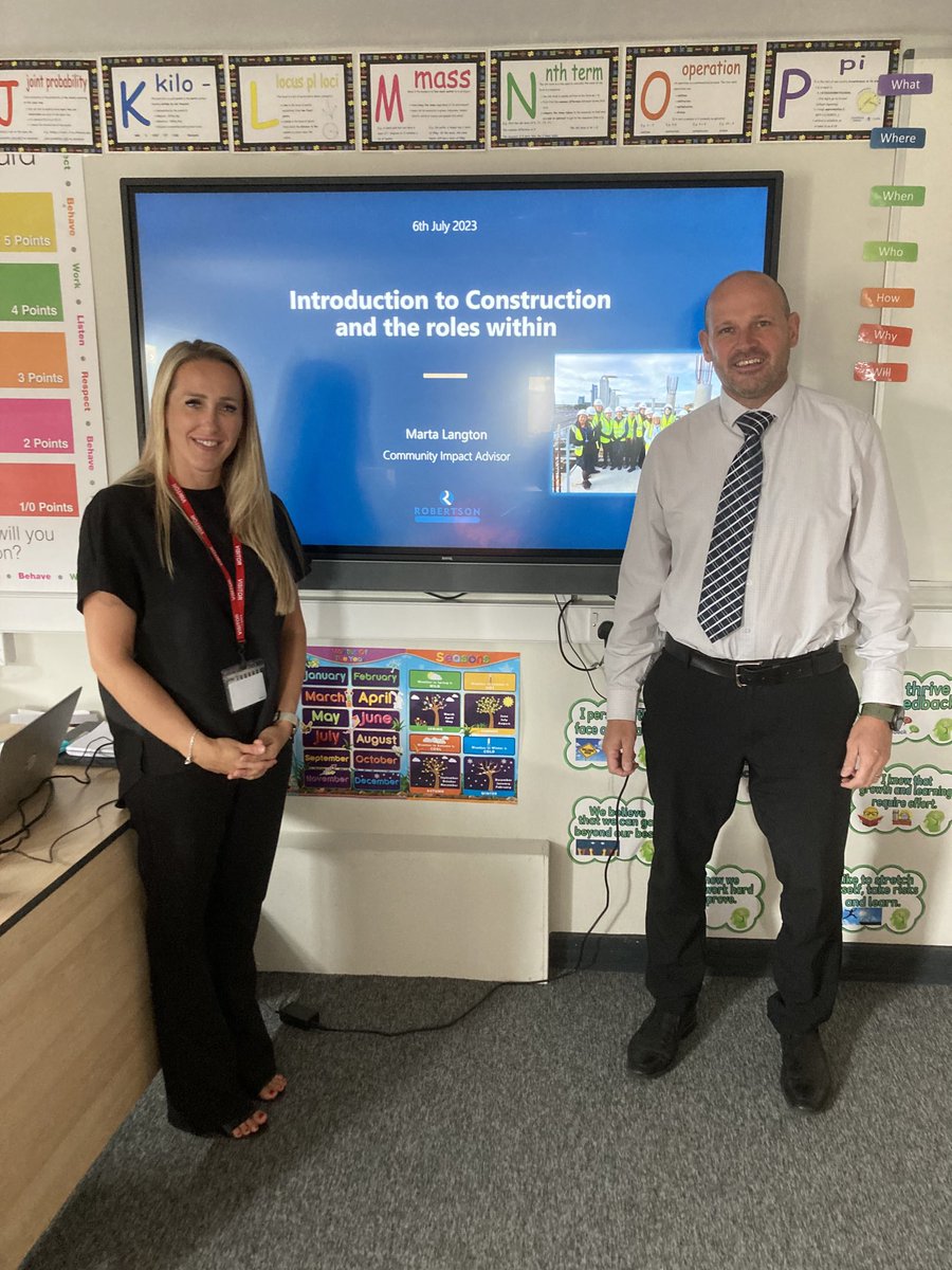 Thanks to Marta from ⁦<a href="/RobertsonGroup/">Robertson</a>⁩ for supporting mock interviews with our year 10’s 👍