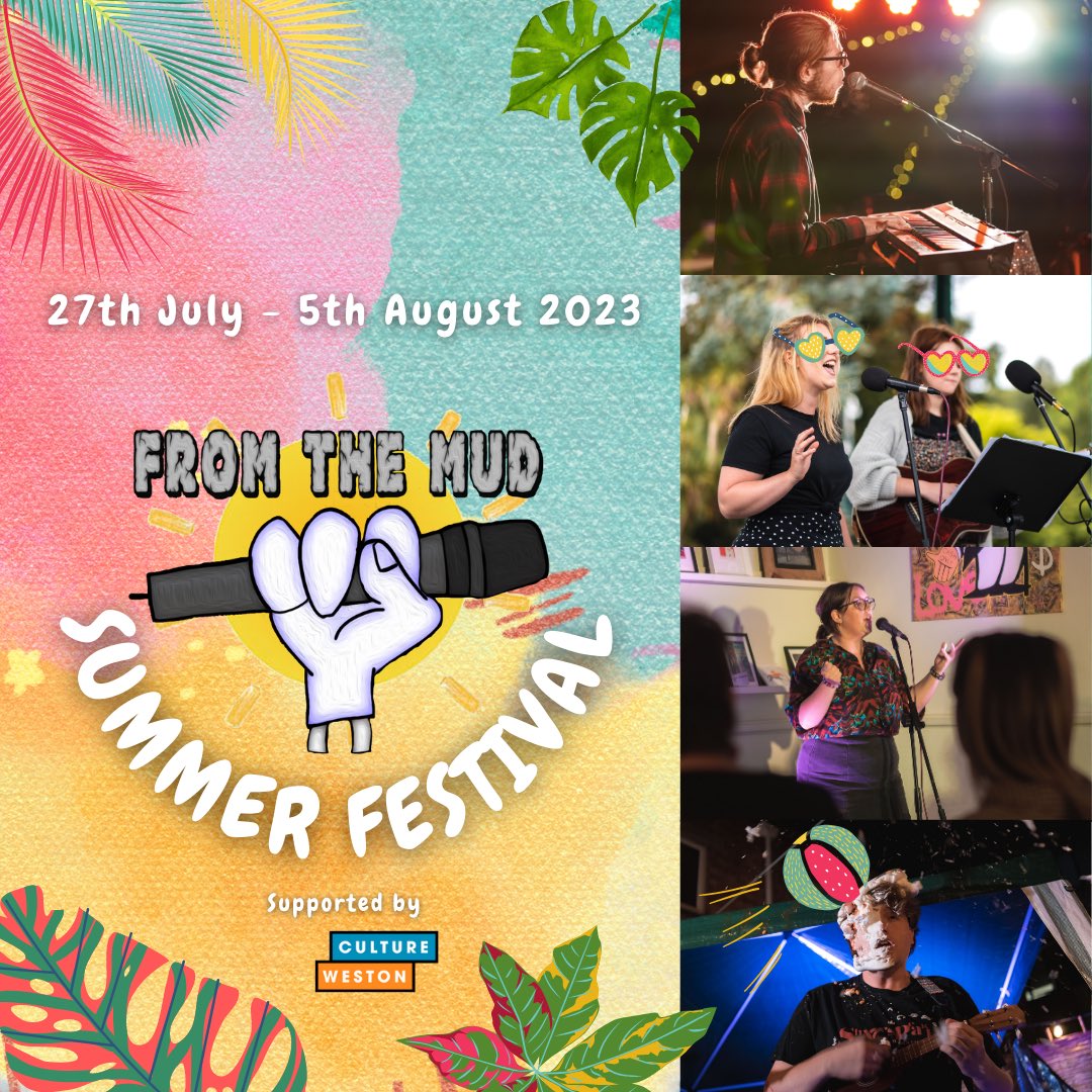 FromTheMud1's tweet photo. It’s here and it’s perfect! 🥹

Introducing… 

FROM THE MUD SUMMER FESTIVAL 2023!!!!! 

This year, we’re going BIGGER and BETTER! 

🔟 days
🔟 events https://t.co/hmkB8mX05c