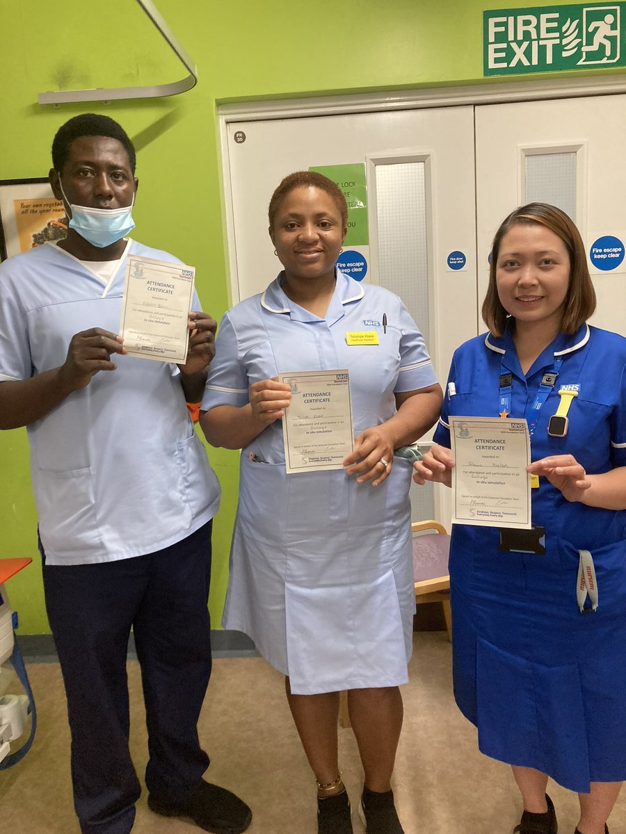 KatyHow97717841's tweet photo. Discharge simulation completed on Wordsworth ward this am. Great staff learning achieved- especially new Knowledge around warfarin and discharge. @CSFMedicalGroup @Geesca52 @SomersetSafety @tauntonsimteam @SomersetFT @Piprich1 @JannineHayman https://t.co/XrWCM1cI2c