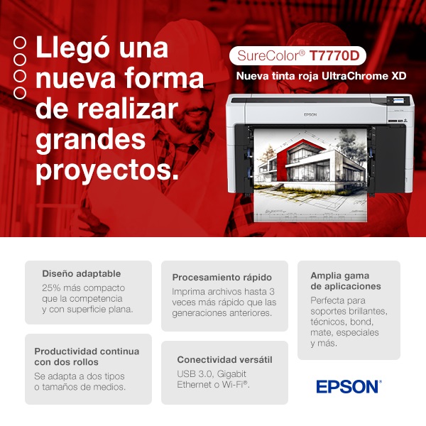 InfoConstrucci2's tweet photo. #infoconstruccion ~ #Repost @epsonlatinoamerica

🧱 ~ SureColor T7770D - Nueva tinta roja Ultra Chrome XD

Llego una nueva forma de realizar grandes proyectos

https://t.co/tEgdqxZqF3 https://t.co/pnevw1sbOa