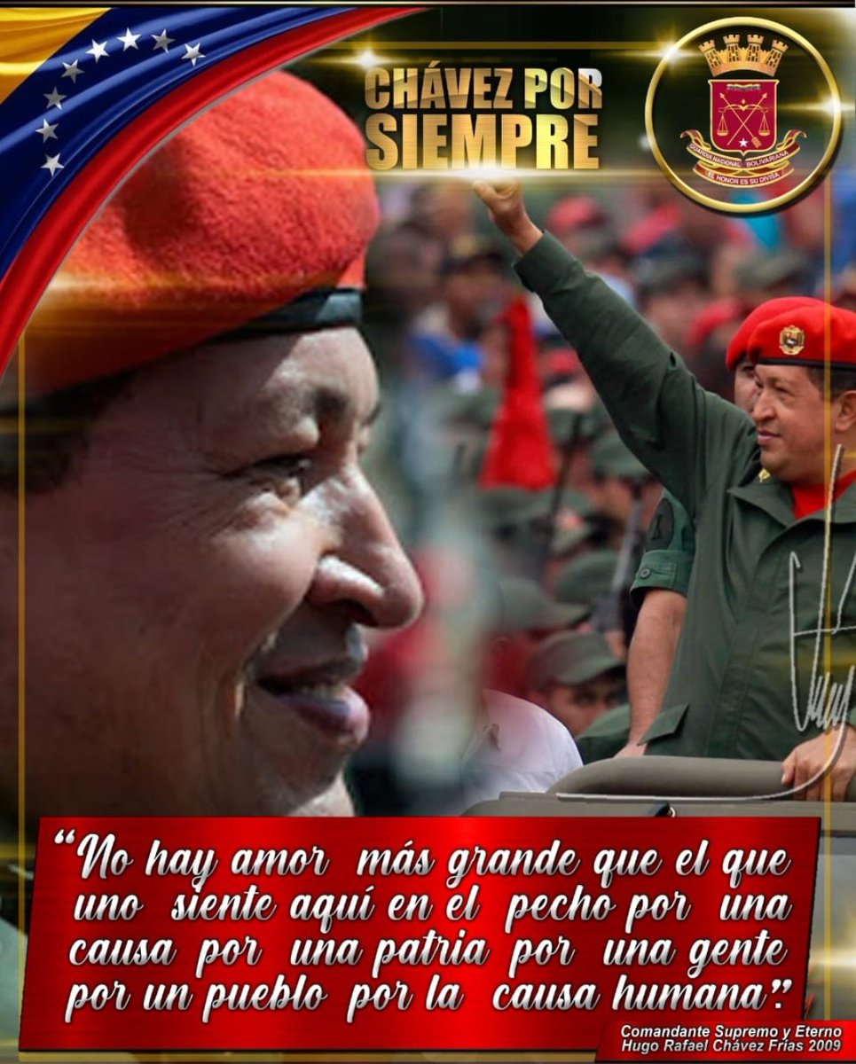 #6Jun pensamiento revolucionario de nuestro Comandante Supremo y Eterno Hugo Chávez Frías 🇻🇪.
