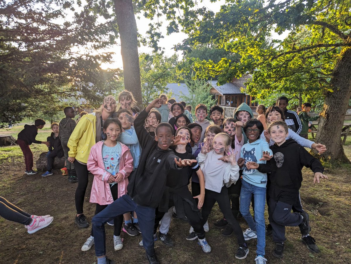 HighViewPrSch's tweet photo. Birthday celebrations, scaling walls, campfires and team building games @SOLDoutdoors at #HighAshurst! It's all happening on the year 4 residential! @SurreyWT @OutdoorLearnSch @ForestSchools https://t.co/9seS87M8YR