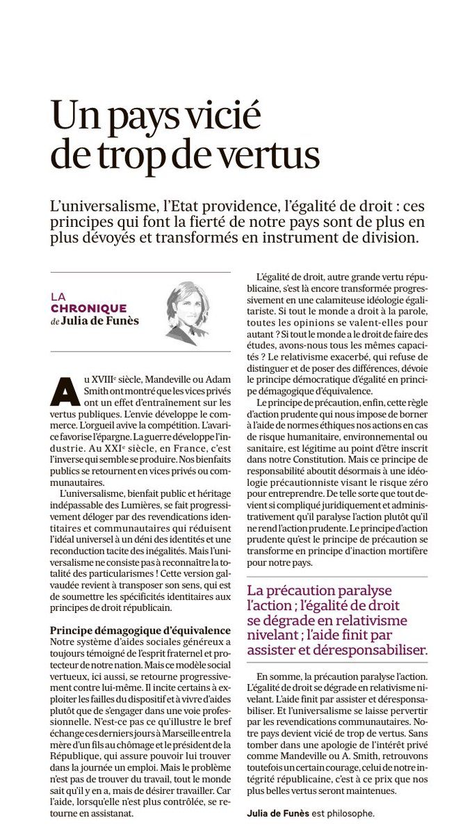 Dans Les Échos cette semaine