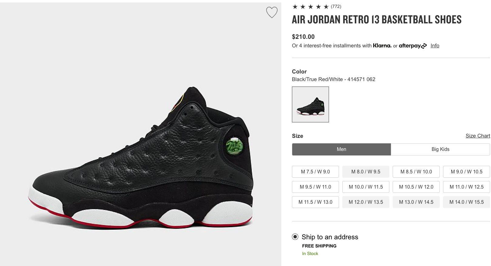 Jordan retro 13 finish hotsell line