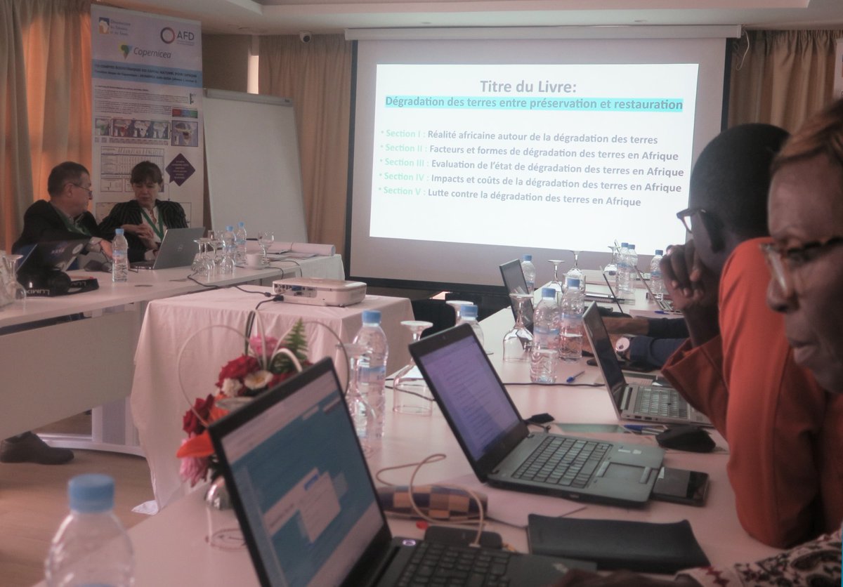 OSS_Comms's tweet photo. Regional workshop on CECN #Rabat #Copernicea, special attention was paid to the new documentary book being prepared by OSS on the state of #land #degradation in #Africa in a #consultative process, exchanges & recommendations arise strengthening the #participatory approach adopted https://t.co/3zvSbtI9lo