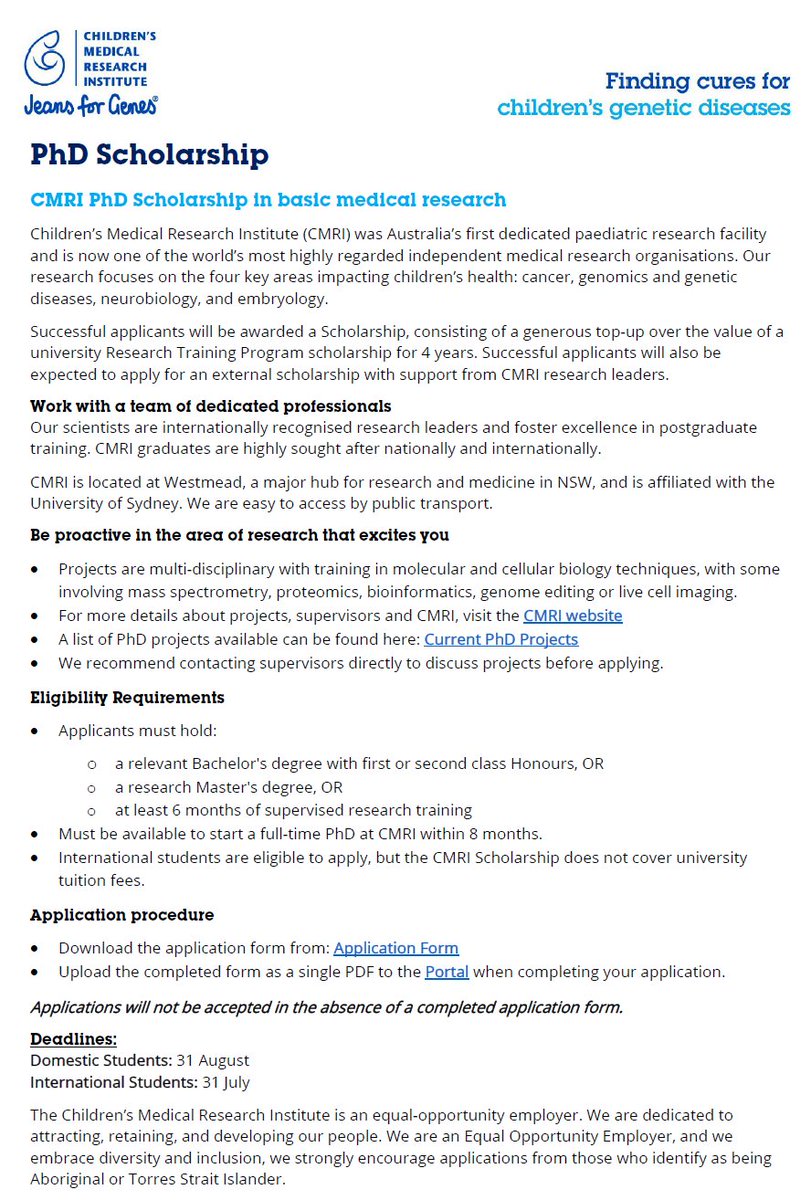 The Cesare Lab (@thecesarelab) on Twitter photo Scholarships for graduate study in our lab, or any of the other fantastic <a href="/CMRI_AUS/">CMRI</a> groups (<a href="/LammNoa/">Noa Lamm</a> <a href="/Bryan_lab_CMRI/">Dr Tracy Bryan</a> <a href="/PengyiYang82/">Computational Systems Biology Lab</a>, <a href="/SCMGroup_SCOF/">Stem Cell Medicine Group and Organoid Facility</a>, <a href="/GeneTherapyCMRI/">Gene Therapy</a>, and more), are open. If you are interested in joining our team, please DM or e-mail <a href="/tonycesare4/">Tony Cesare</a>. Scholarships for graduate study in our lab, or any of the other fantastic <a href="/CMRI_AUS/">CMRI</a> groups (<a href="/LammNoa/">Noa Lamm</a> <a href="/Bryan_lab_CMRI/">Dr Tracy Bryan</a> <a href="/PengyiYang82/">Computational Systems Biology Lab</a>, <a href="/SCMGroup_SCOF/">Stem Cell Medicine Group and Organoid Facility</a>, <a href="/GeneTherapyCMRI/">Gene Therapy</a>, and more), are open. If you are interested in joining our team, please DM or e-mail <a href="/tonycesare4/">Tony Cesare</a>.
