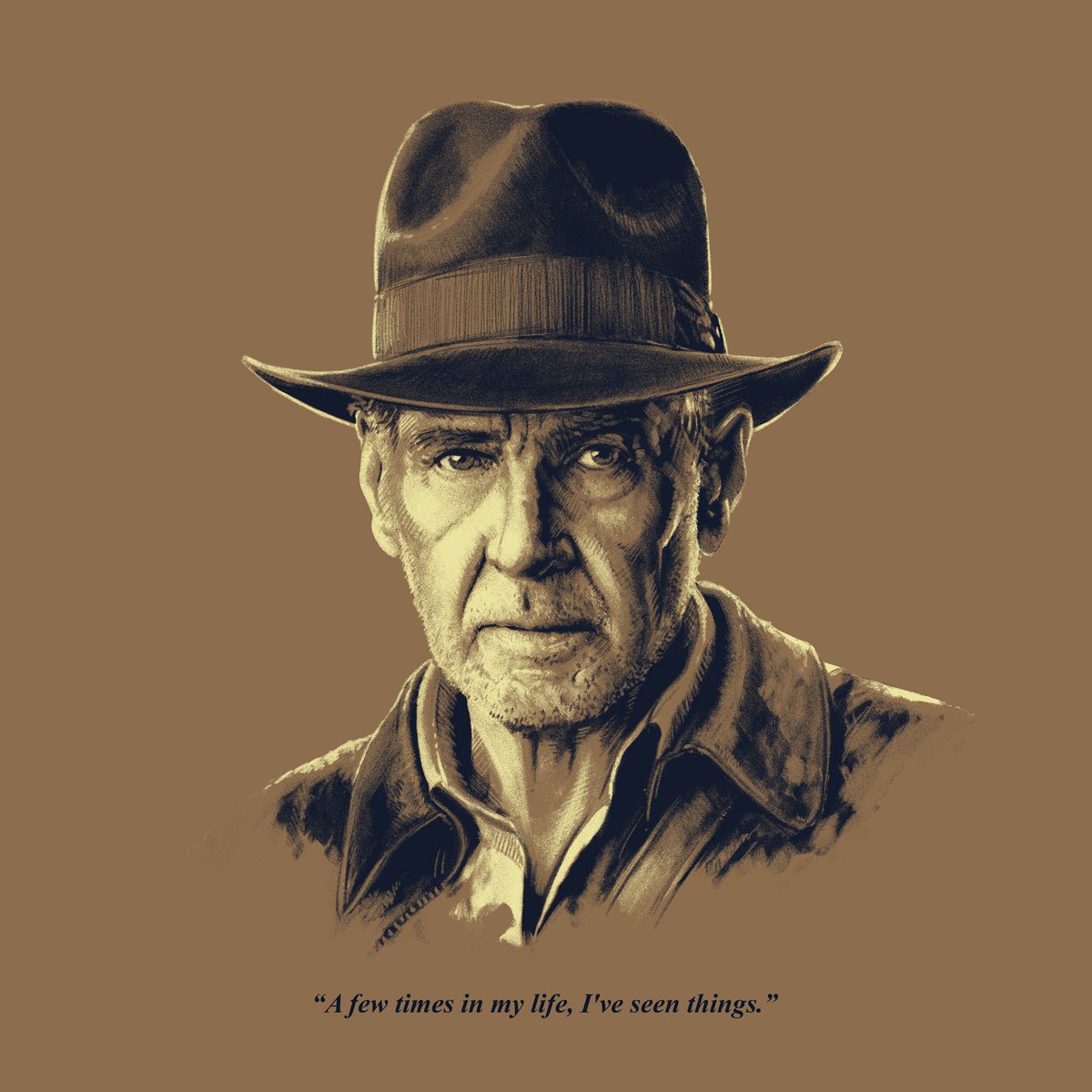 Cakes_Comics's tweet photo. Indiana Jones. Then and now. An absolute icon. https://t.co/XzZqKBanm3
