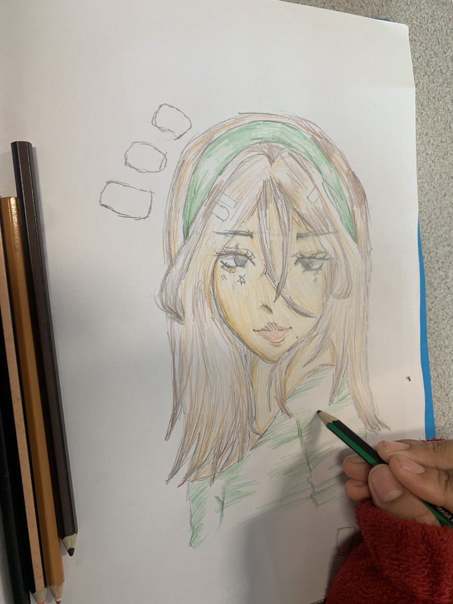 Calming time in Golden Ticket club. This year 5 child never fails to impress me by expressing herself through art.#safespace #artist <a href="/kestrelmead/">Kestrel Mead Primary Academy</a> <a href="/miss_boweKMPA/">Miss_Bowe KMPA</a> <a href="/MrsClarkeKMPA/">Mrs Clarke KMPA</a> <a href="/TMETrust/">The Mead Educational Trust</a>