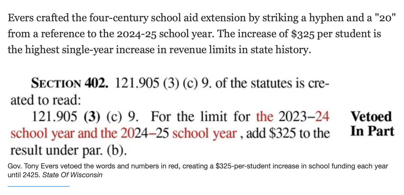 Tony Evers extends increases for public schools in perpetuity