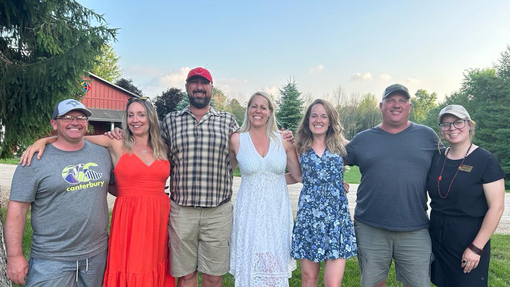 Sometimes you're lucky enough to get to choose your family. <a href="/amwfarming/">Adam Williamson</a> <a href="/FarmingSmarter/">Farming Smarter</a> <a href="/JodiSouter/">Jodi Souter</a> <a href="/MrsMolecular/">Dr Olivia Champion</a>