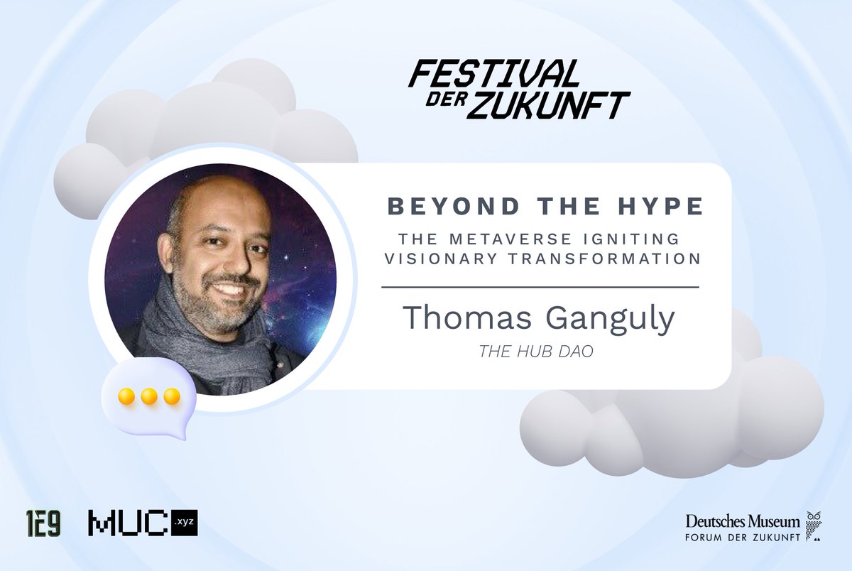 Countdown is ON!🚨

Our Strategic Advisor <a href="/tomalganguly/">Tomal তমাল 🇩🇪 🇱🇮 🇮🇳 🇨🇴</a> will be pitching THE HUB at #FestivalDerZukunft in 20min!

Join us in #Munich and <a href="/Spatial_io/">Spatial</a>, where we make the event accessible for everybody around the world! 🌍

📍spatial.io/s/FESTIVAL-DER…
