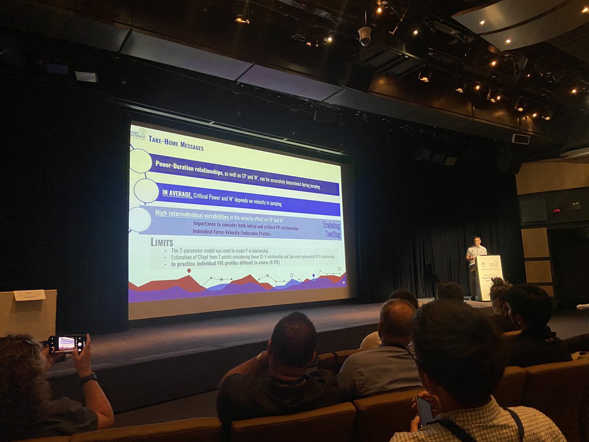 lahti_johan's tweet image. Very interesting presentation on the force velocity endurance relationship by @PierreSamozino at #ecss2023. Lets see how it will influence testing in practice someday 💪