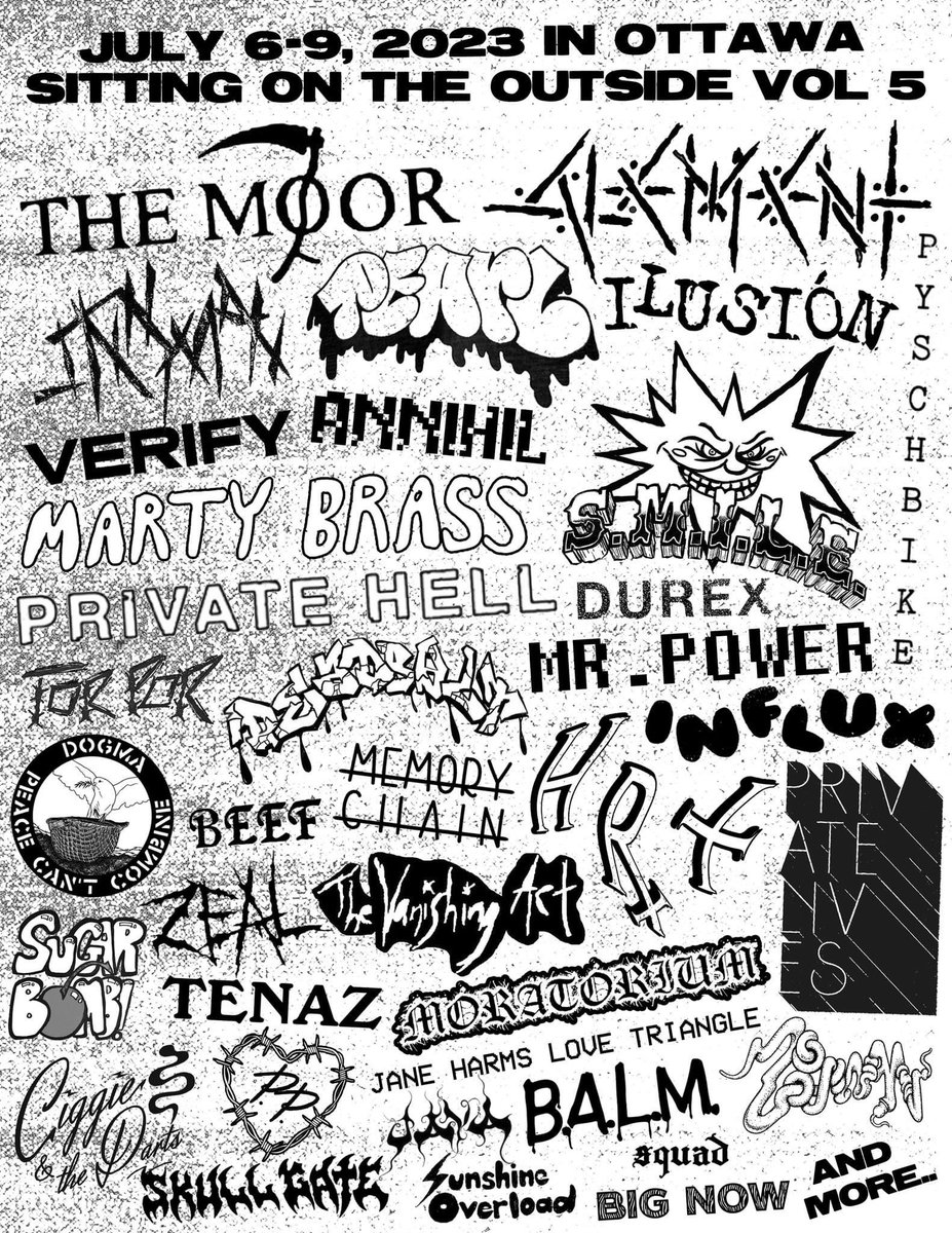 HouseofTarg's tweet photo. *TONIGHT!* SOTO fest kicks off with GIG#1 featuring @privatehellva SKINMAN, @moratorium613 @balmsquadpunx ZEAL and @skullgatehc all brought to you by @sittingontheoutside - doors@8pm, all ages welcome - join us!!! 🙂👾🙂

More INFO/DETAILS here:
https://t.co/aakVl5ghlg https://t.co/HG4zIQGcrk