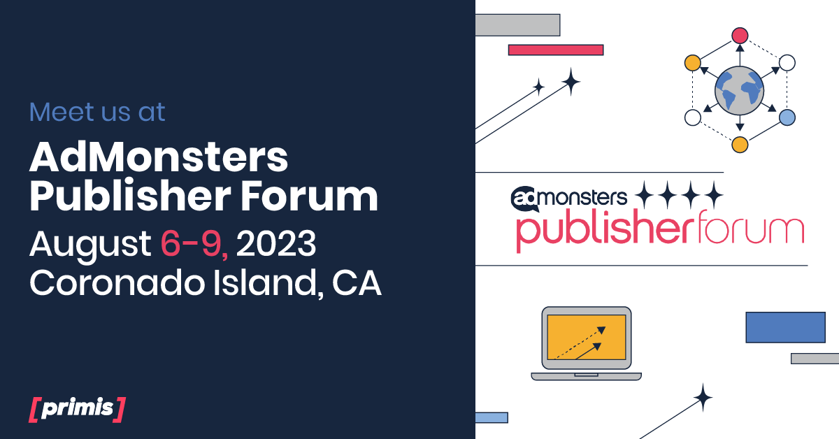 Meet us at <a href="/admonsters/">AdMonsters</a> Publisher Forum!

This great event is officially one month away and our team can't wait to attend. Who's ready for some California sunshine? #PubForum2023
primis.tech/resources/even…
