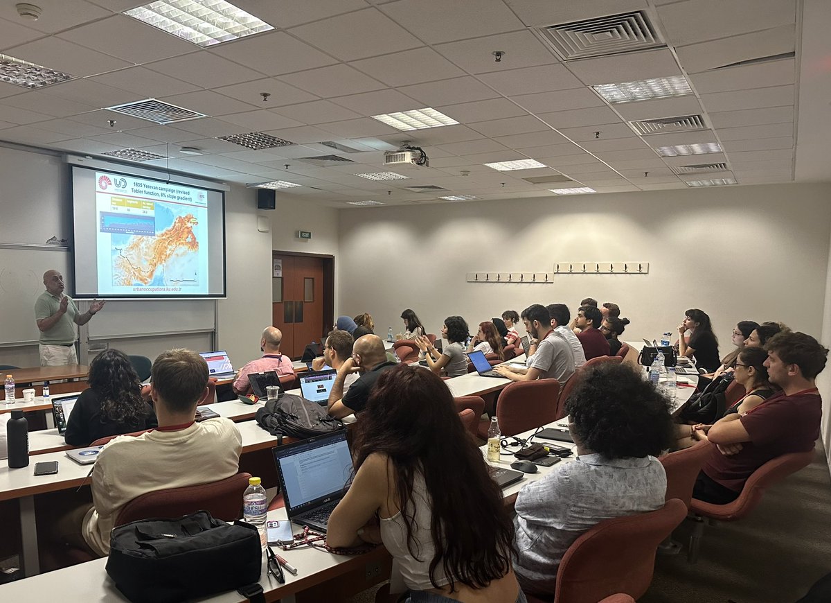 Inspirational keynote speech by Prof. Erdem Kabadayi @SICSS_Istanbul’s 2nd day at @kocuniversity. As @ccss_ku, we’re proud to be one of the co-hosts of the event and very much look forward to the presentation session of the participants next week! #CSS #GIS