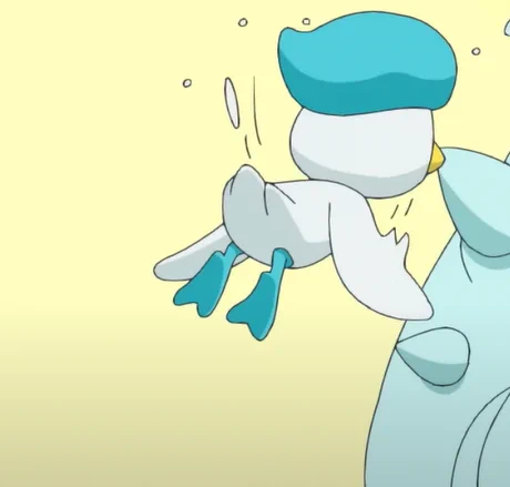 当然と言えば当然だったんだけど、アニポケのクワッスの脚が普通に鳥脚だったの今更気付いて何か嬉しくなった(???)&らくがき 