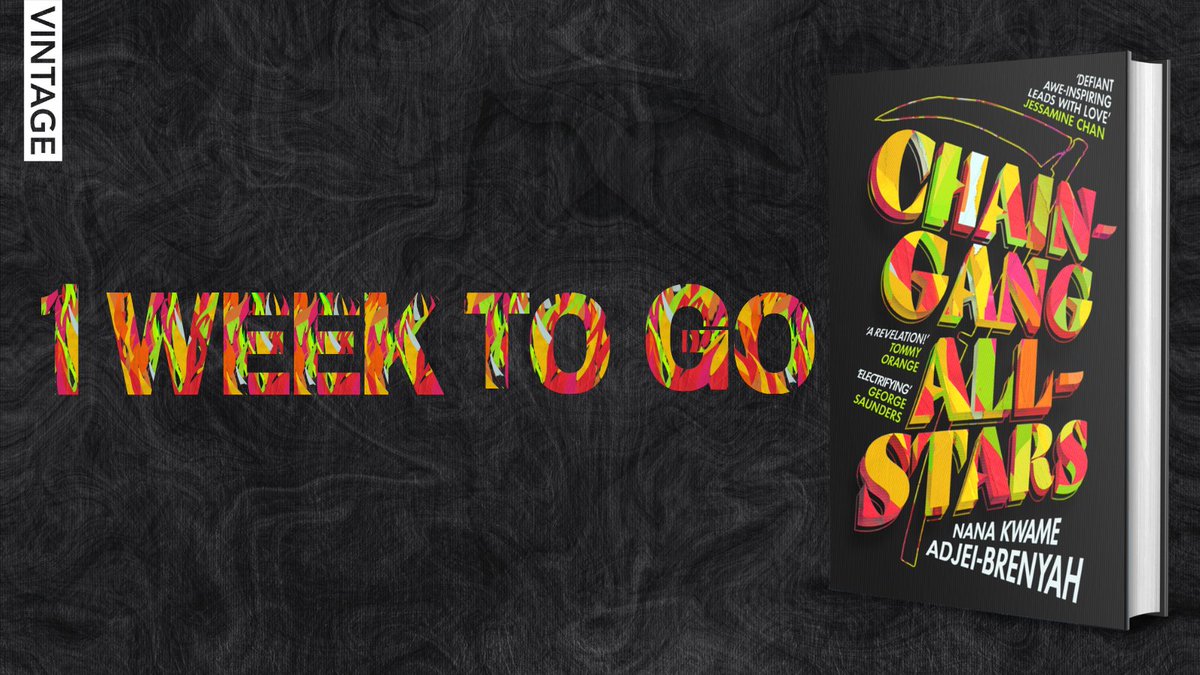 vintagebooks's tweet photo. 💥‘Utterly savage, chilling and brilliant.’
 
💥‘A masterpiece that packs a mighty punch.’

💥‘It’s powerful, exciting, horrifying, and an utterly outstanding feat of contemporary literature. Damn’

Pre-order Chain-Gang All-Stars by @NK_Adjei https://t.co/la7a9YEfBF https://t.co/jvRobk5Qbl