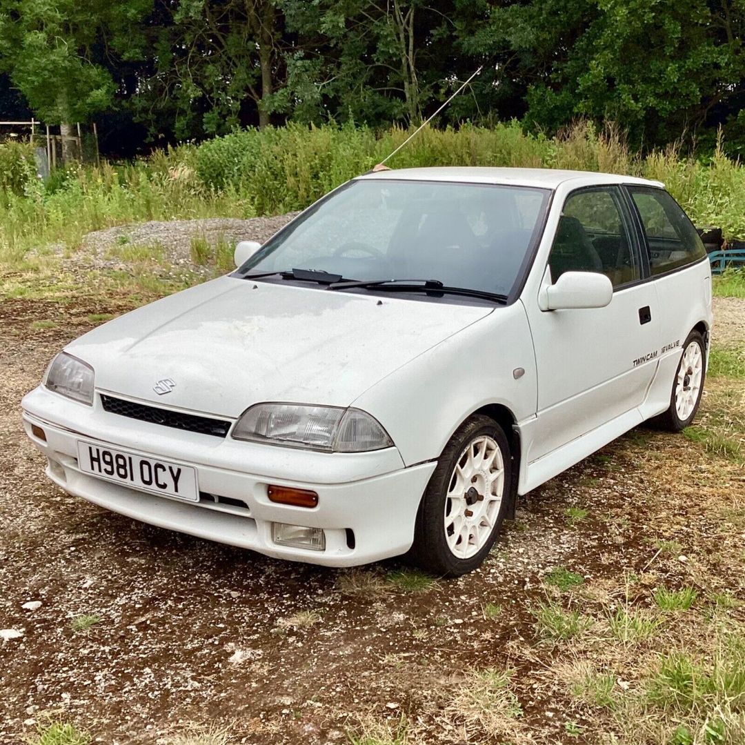 CarManToday's tweet photo. 1990 Suzuki Swift GTi
Ad - See eBay link >> https://t.co/SUpAlMC2ak
#suzukiswiftgti #gti #suzuki #swiftgti #classiccar #classiccarforsale 💷 https://t.co/FtzePF4mGq