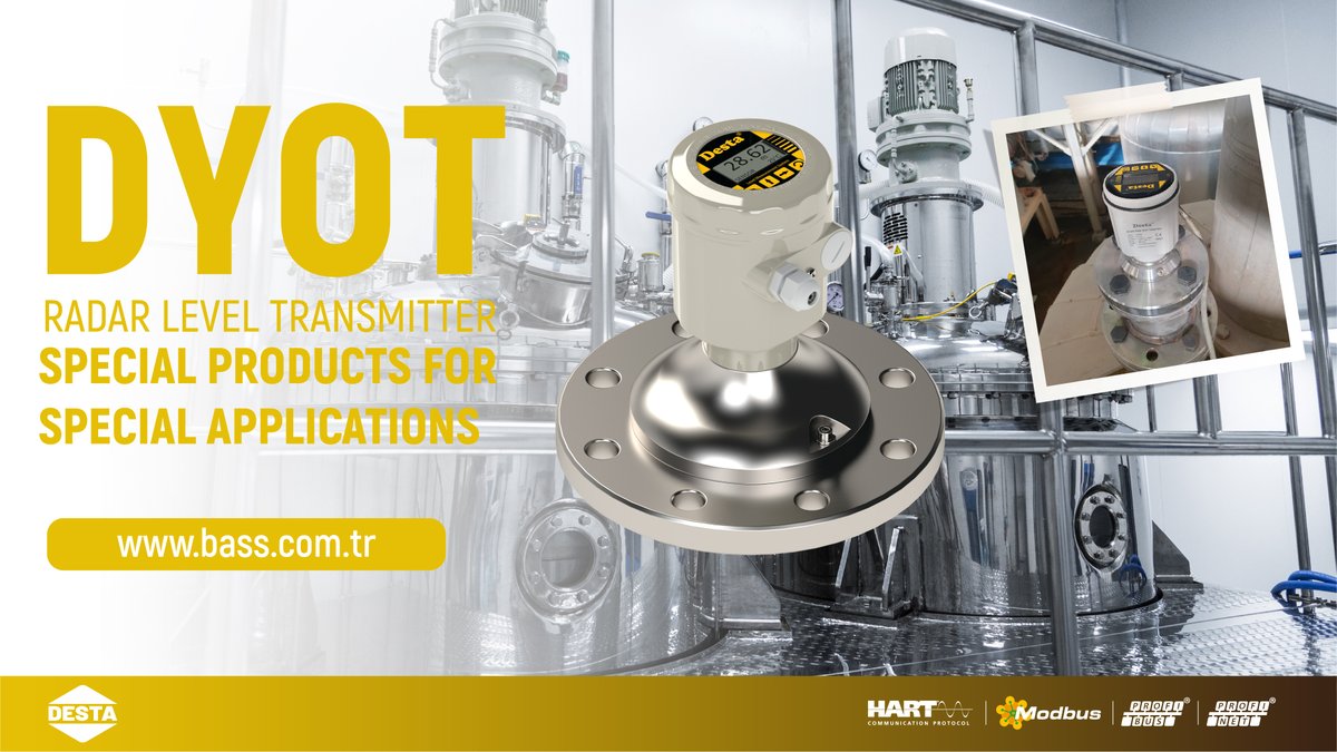 InstrumentsBass's tweet photo. 🔵80 Ghz Radar Level Transmitter DYOT

✅Non-Contact Level Measurement
✅Resistant to Heavy Conditions
✅Ideal for Chemical Fluids
✅High Accuracy https://t.co/Y9UOP6pjXJ