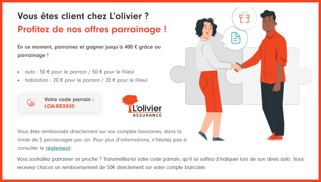 ⚠ Code promo / code parrainage L'Olivier Assurance ⚠
 
LOA-RRXX45 = 50€ de réduction sur votre assurance automobile et/ou assurance habitation, 5⃣0⃣🪙
--> Remboursement directement via virement bancaire   💰

#codepromo #lolivierassurance #olivierassurance #assuranceauto