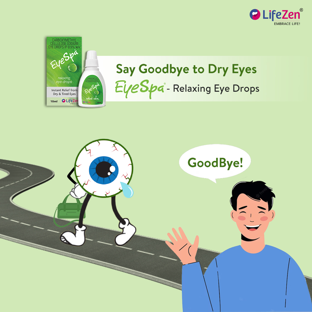 LifezenIndia's tweet image. Don't let #dryeyes interfere with your daily life. #EyeSpa eye drops instantly relieves #dryness, #itchiness &amp;amp; #irritation. Two drops twice in a day can provide hydration for day long comfort.
.
.
#Lifezen #eyedrops #eyes #Eyecare #Eyehealth #Optic #eyesight #healthylifestyle