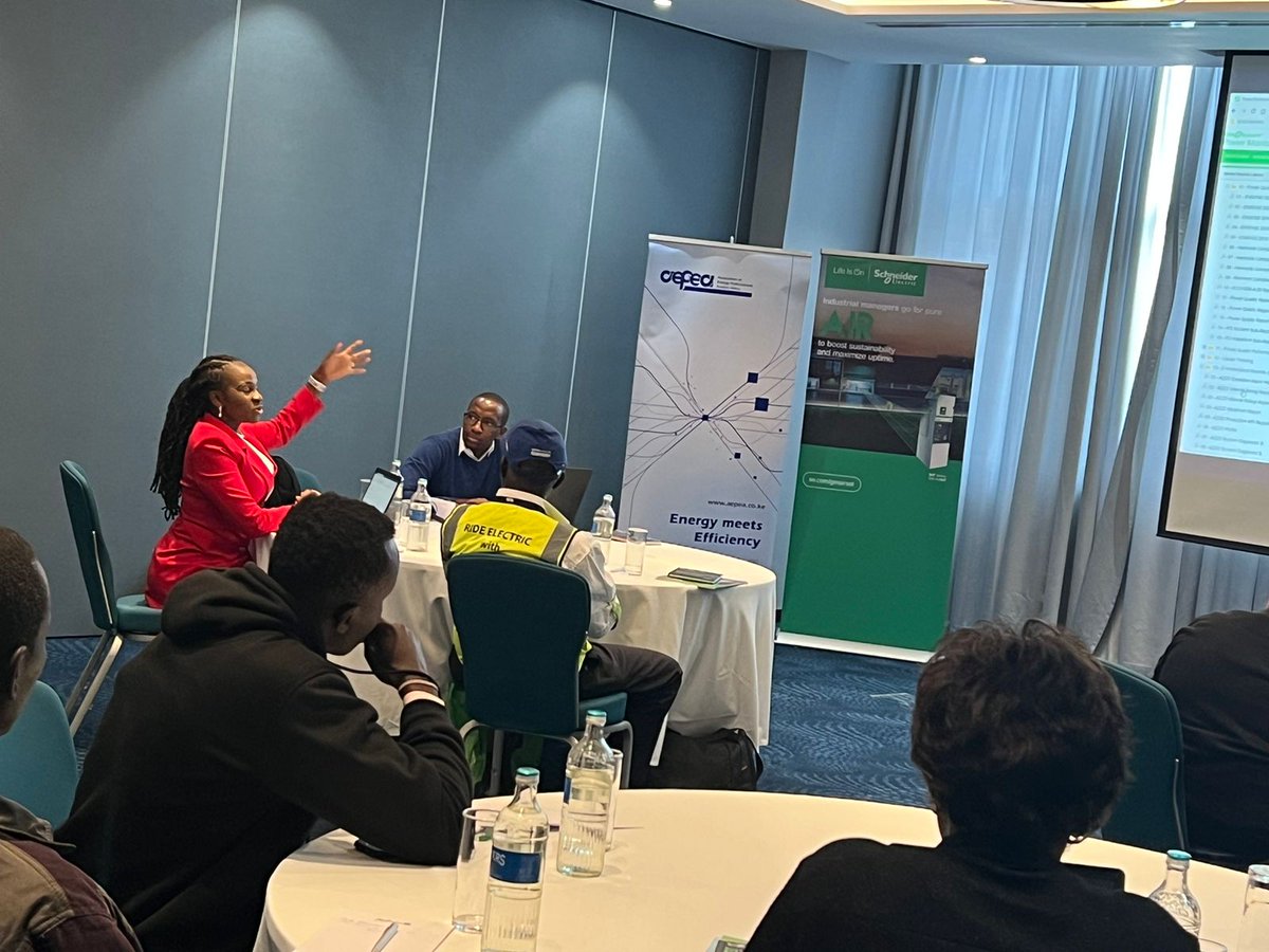 aep_ea's tweet photo. Today's session is the last of a two day seminar held with Schneider Electric https://t.co/yB2TF7zsNJ
