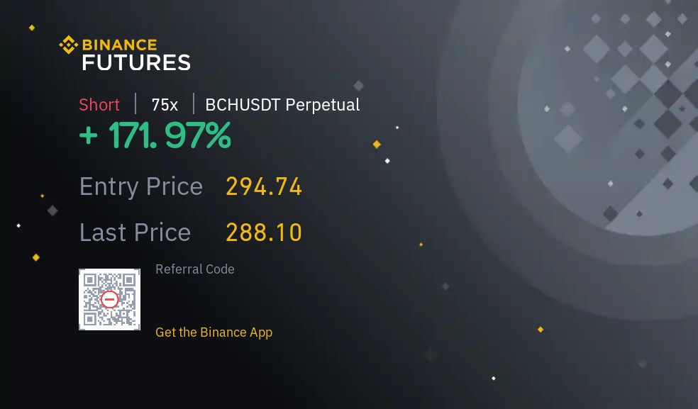 Plan21000000's tweet photo. $BCH 
FIRST TP ACHIEVED WITH 170% 
#BCH
#Bitcoin 
#Binance https://t.co/Ir0ZjPmWpa