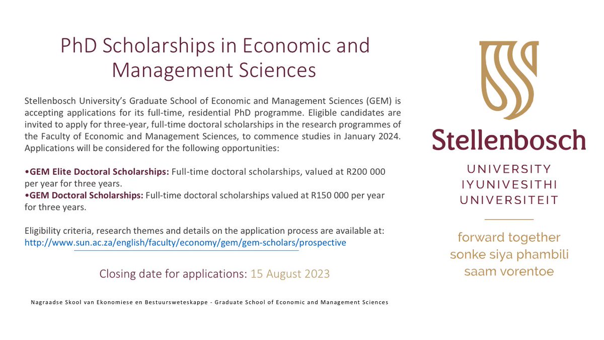 School of Public Leadership - SPL tweet media