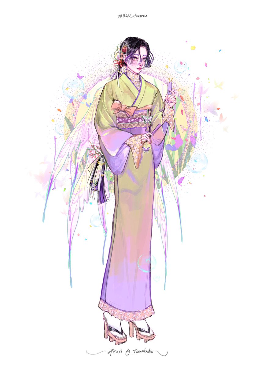 ELN_HIRARI's tweet photo. (แวะมาเซลฟี่—-)

“ขออะไรดีนะ..” 

 #ELN_Tanabata02 https://t.co/g5lIHNMsvp