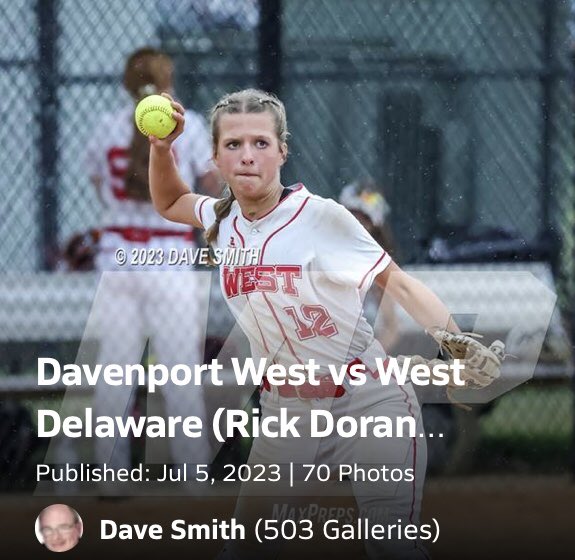 The photo gallery for the Varsity Softball game between Davenport West @Davwestfalcons vs West Delaware <a href="/WDHawkSoftball/">WD Hawk Softball</a> is on MaXPrep.com or you can follow this link:  maxpreps.com/photography/ga… <a href="/wdccsd/">West Delaware School</a> @davenportwest <a href="/DavWestStudents/">Davenport West Student Section</a> #DWSoftball