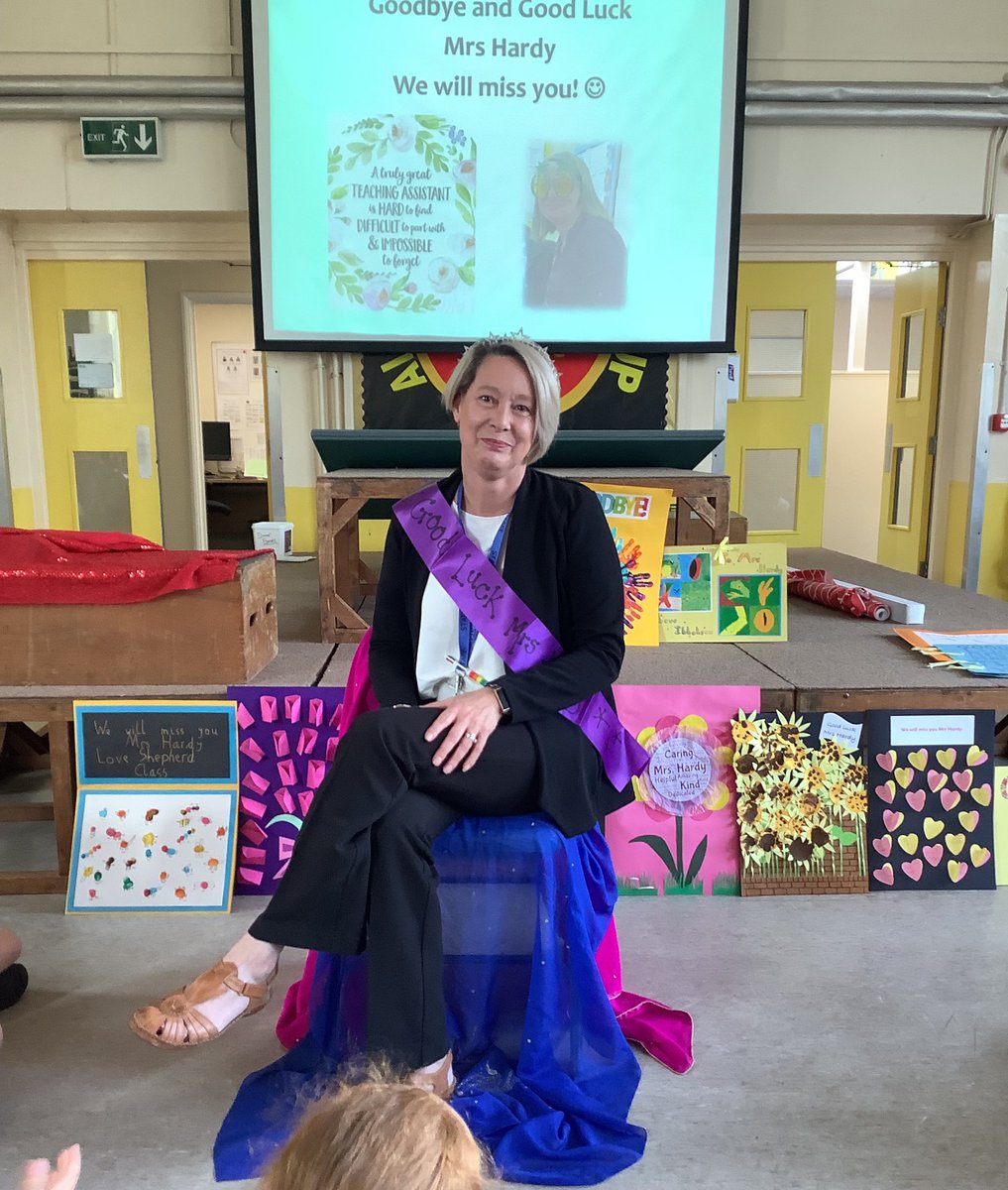 Pupils in Stars said goodbye and good luck to Mrs Hardy in a special assembly this morning. 

Everyone at Wilthorpe would like to thank her for all she has done over the years and wish her well in the future. We’ll miss you Mrs Hardy!