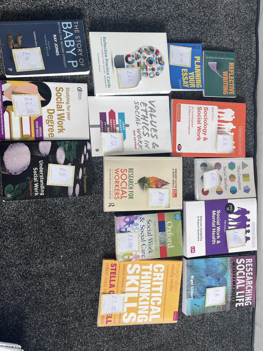 Any #socialworkstudents? Selling my previous uni books if anyone is interested 🥰