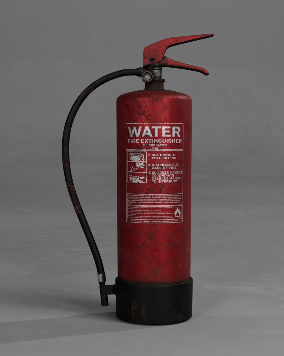 Brandons_Animat's tweet photo. Made a Fire Extinguisher Model... Little easter egg for you in the text https://t.co/yWCnp3dayh