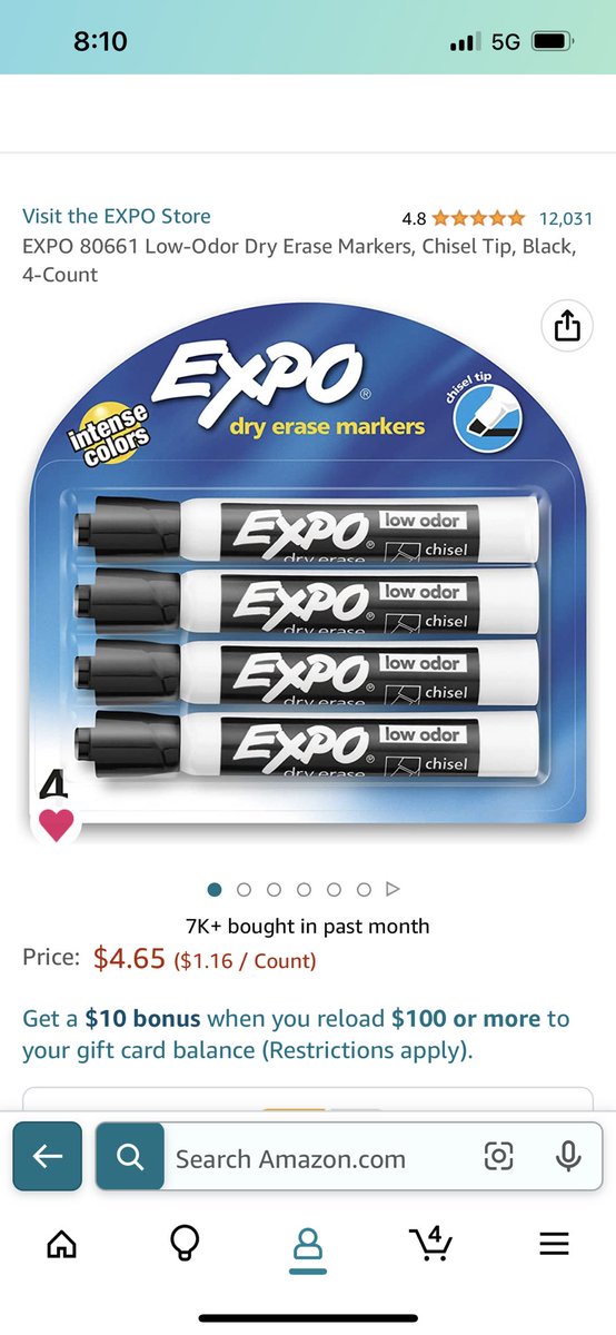 Hi everyone!  I'm a ⭐️4th Grade⭐️ teacher in Ohio.  The biggest need from my list is dry erase markers.  We go through these so fast since I see 103 students a day.   I would love any help to #clearthelist for the upcoming school year. 

amazon.com/hz/wishlist/ls…