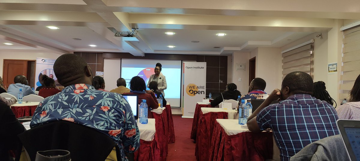 #DataLeaders fellowship workshop engaging over 30 participants #CBOs from diverse counties. They are training to be trainers in matters of data governance.  #activecitizens #CSOs @Open_Institute @mis_loise