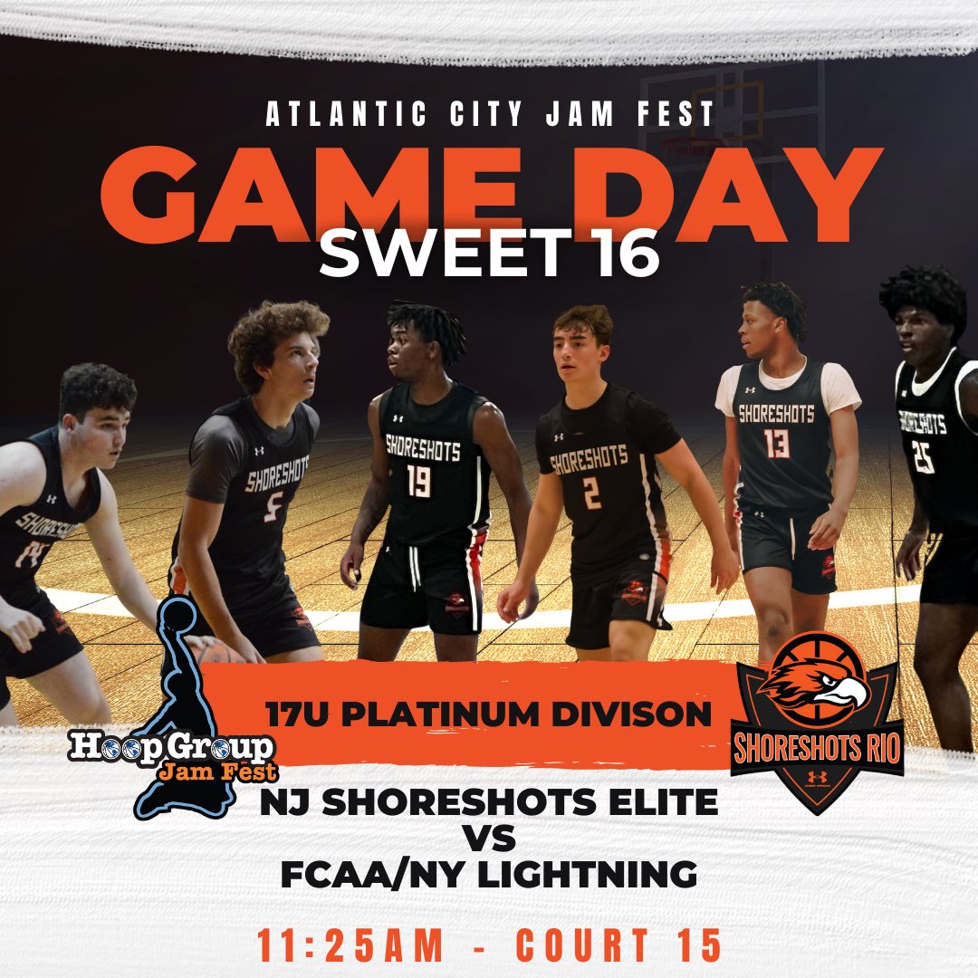 Shoreshots Rio Elite 2024 (@shoreshots2024) on Twitter photo After a great team win last night, we are back playing at 1125am on court 15 in the sweet 16 of the platinum division in the Atlantic City Jam Fest. #toughertogether <a href="/PrepHoops_NJ/">Prep Hoops New Jersey</a> <a href="/AndrewHerman867/">Andrew Herman</a> <a href="/FydSports/">Alex Fydryszewski 🇵🇱</a> <a href="/NJHoops/">NJ Hoops</a> After a great team win last night, we are back playing at 1125am on court 15 in the sweet 16 of the platinum division in the Atlantic City Jam Fest. #toughertogether <a href="/PrepHoops_NJ/">Prep Hoops New Jersey</a> <a href="/AndrewHerman867/">Andrew Herman</a> <a href="/FydSports/">Alex Fydryszewski 🇵🇱</a> <a href="/NJHoops/">NJ Hoops</a>