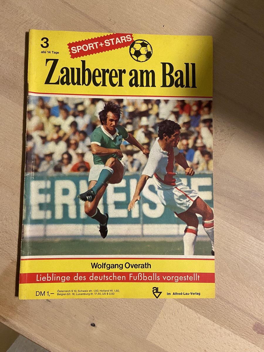 peterbahner's tweet image. Neuzugang. Bin schon sehr gespannt. Die Reihe &quot;Zauberer am Ball&quot; ist aber grundsätzlich sehr schön.

#Overath