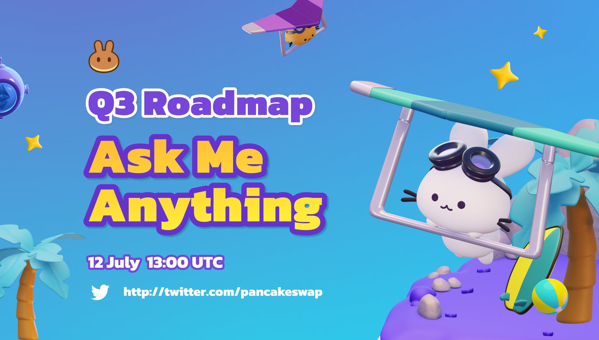 PancakeSwap🥞Ev3ryone's Favourite D3X on Twitter "🫂🐰Join us for a