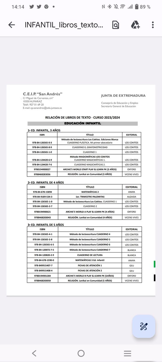 CEIP SAN ANDRÉS tweet media