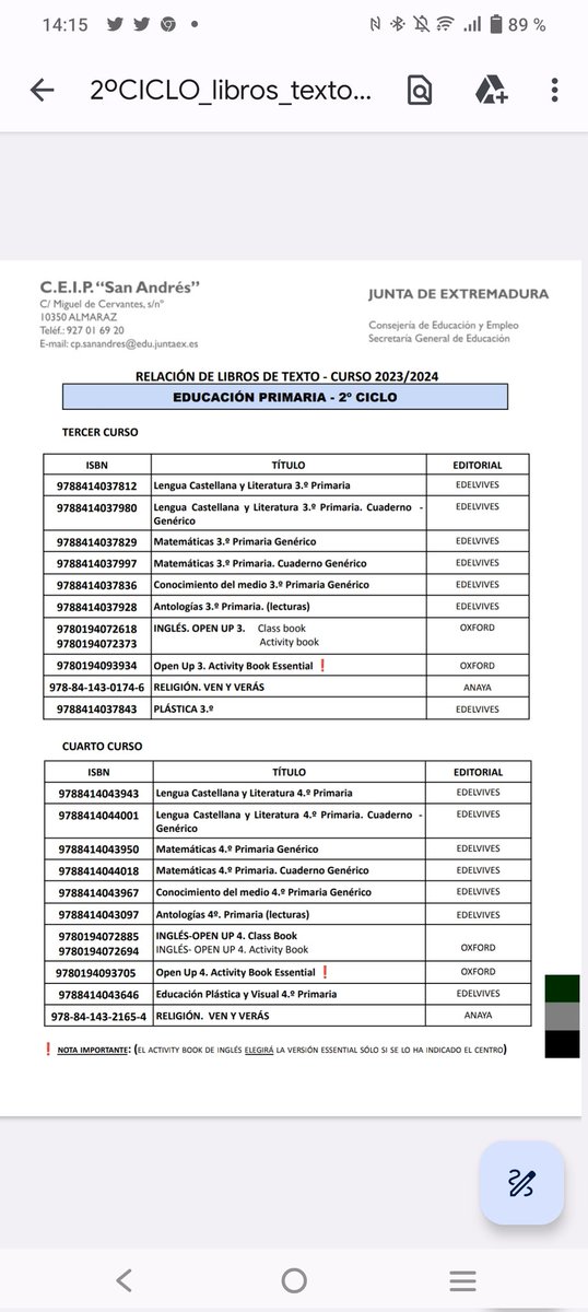 CEIP SAN ANDRÉS tweet media