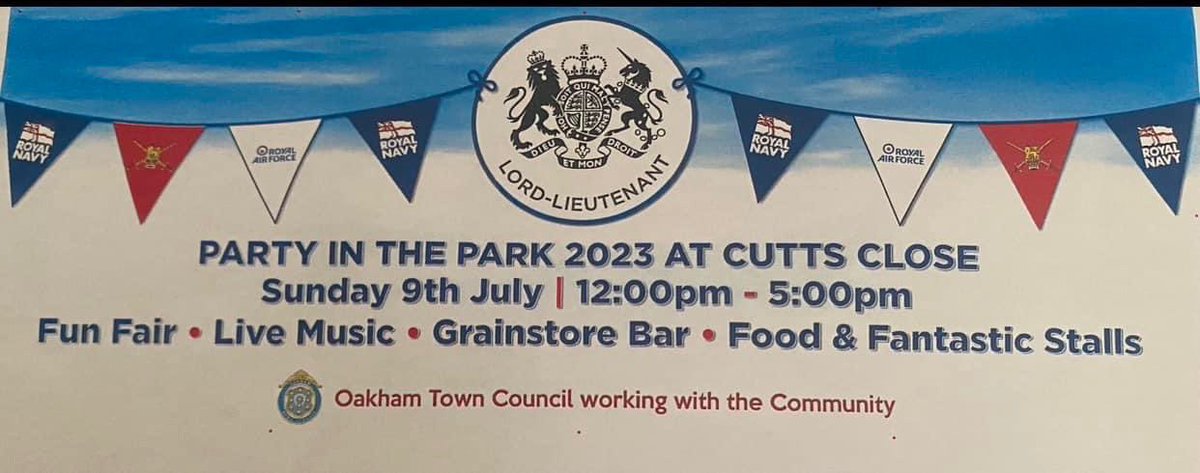 This Sunday will see the annual Lord Lieutenant’s Party in the Park celebrating the Armed Forces Community and Blue light services. There will be various stalls with a variety of Military and other charities, food, refreshments  and businesses. Get yourself down! <a href="/thegrainy/">Grainstore Brewery</a>