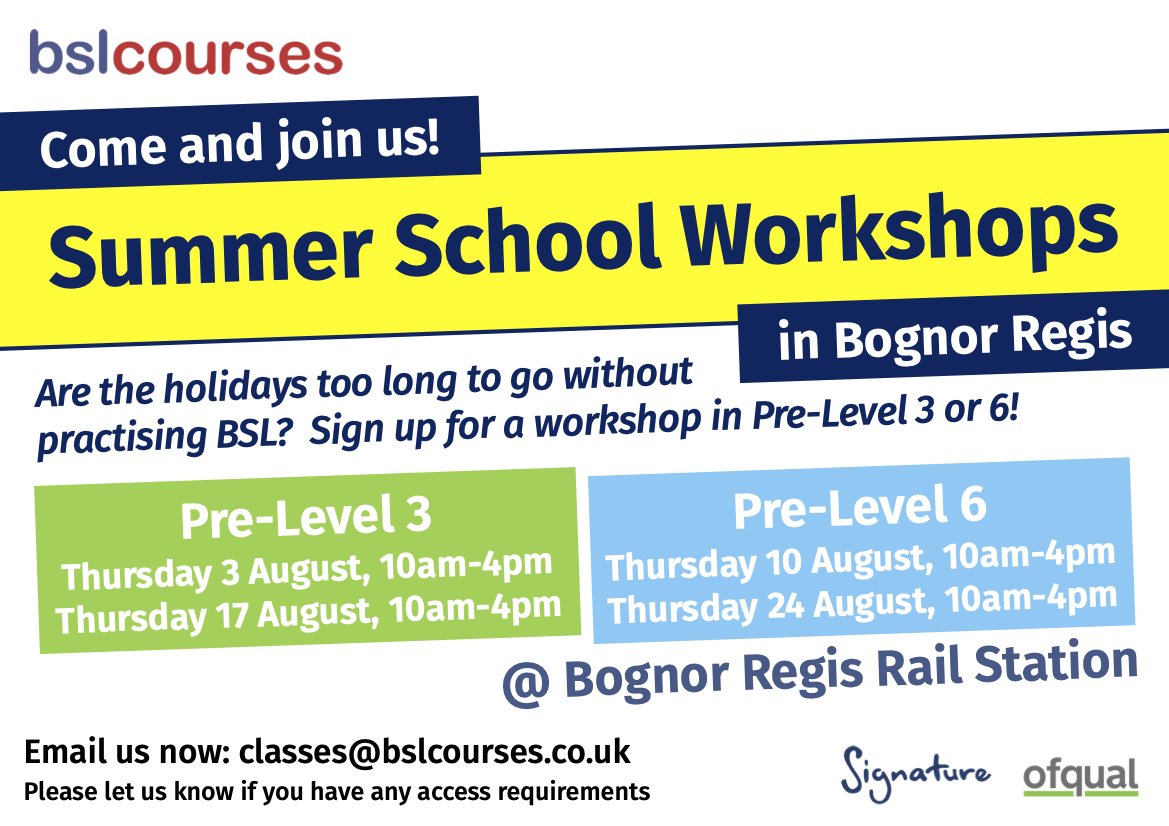 bslcourses's tweet photo. Oops - wrong dates - now corrected. Thanks to those who informed us of the error! https://t.co/SWII7dt1cg