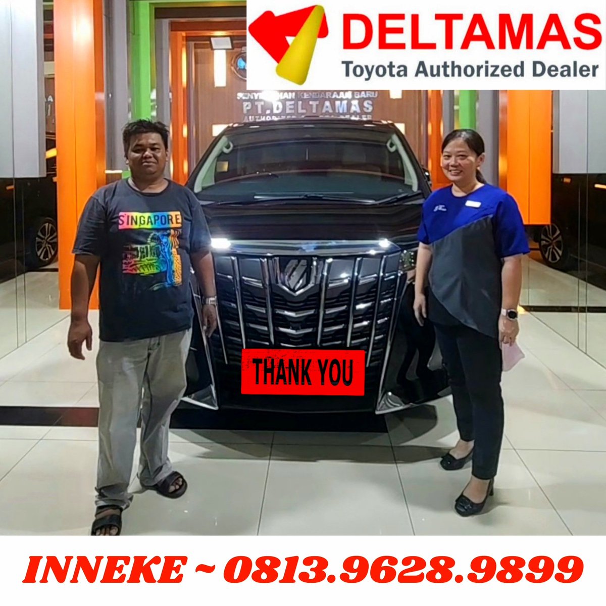 #toyotadeltamas 
#inneketoyota 
#toyotaindonesia 
#toyotasumut 
#toyotamedan 
#toyotaalphard 
#2023
#deliverymoment 
#happycustomer 
#saleshappiness 
#thankyou 
#foryourtrustandsupport