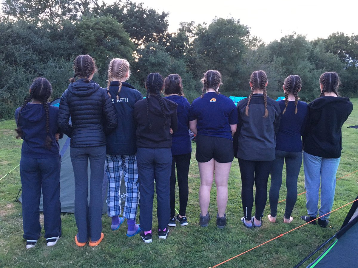KESBathActWeek's tweet photo. And they’re off on their final day of their Silver DofE canoe expedition. Refuelled, refreshed and raring to get home for hot showers. #kesbathactweek23 #stylingitout #dofe https://t.co/xMOHtkFYud