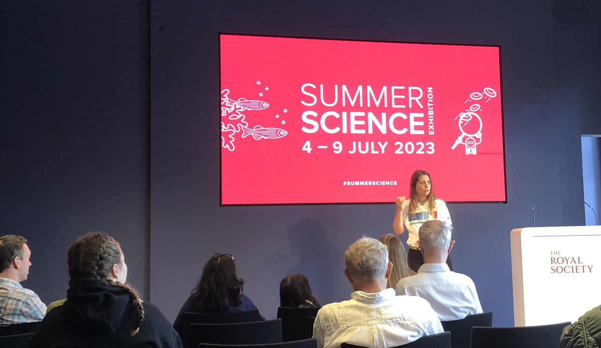 Using imagination (and a touch of mindfulness) to unpick the science of water, flooding and effective early-warning - fab talk! @hancloke @royalsociety #BewareFloodsAhead #ShowYourStripes #SummerScience