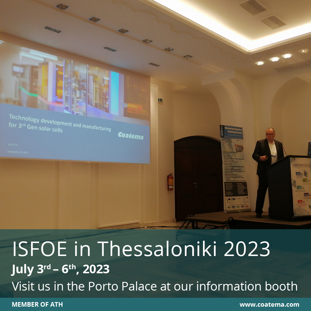 🎙️ What an honor it was to take the stage as the keynote speaker at #ISFOE23 in Thessaloniki! An insightful workshop on #OPVs and #PerovskitePVs,  brilliantly chaired by P. Keivanidis from the distinguished Cyprus  University of Technology.