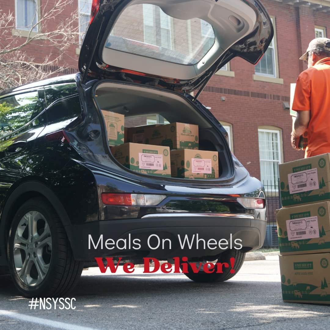 Meals on Wheels - We are committed to taking care of our homebound! If you know someone who could benefit from Meals on Wheels, contact our office at (314) 531-1937 for more information.

#mealsonwheels #NorthsideSTL  #electricvehicles  #community #wedeliver🚐🚙