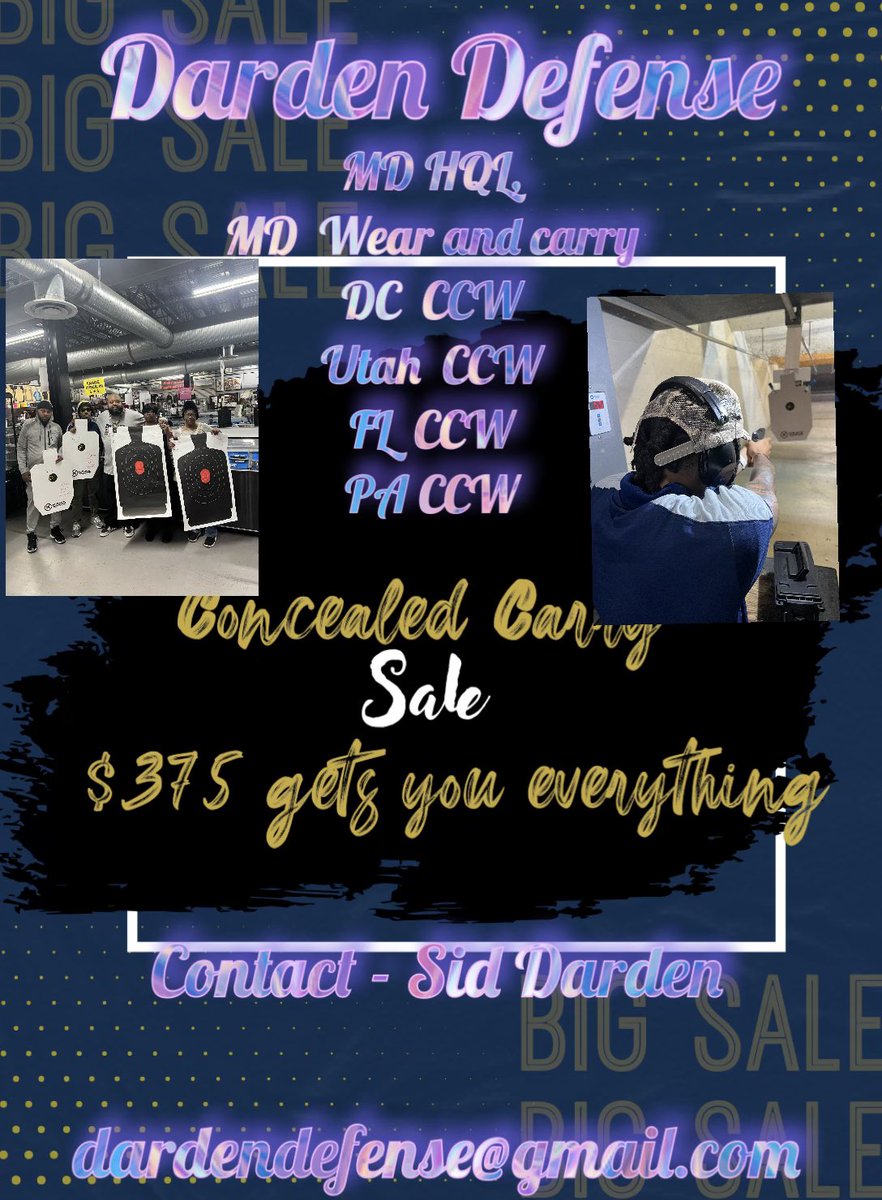 Three more seats left in this weekends class! Email us if interested!