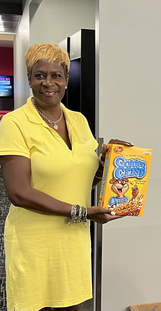 Morning World!  We are collecting cereal at work that describes you -Golden Crisp is what I’m rolling with👍🏾