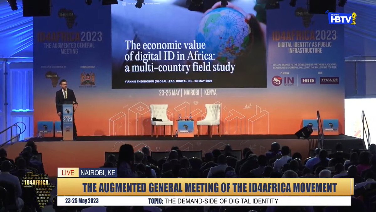 ID4Africa's tweet photo. The Economic Value of Digital ID in Africa

Yiannis Theodorou @YiaThe, Head, Digital ID, @InstituteGC shares prelim results of a multi-country field study on the potential economic value of leveraging Digital ID, and impact for policymakers.

Watch here: https://t.co/PZ9lKz7WZH https://t.co/Gg7wKrtgNW